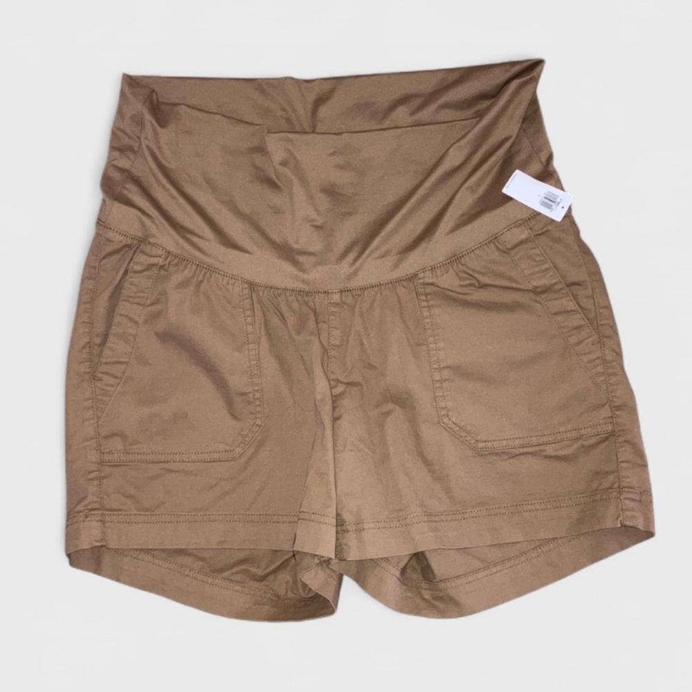 Old Navy Clifftop Chino Women’s Marternity Shorts Sz L NWT
